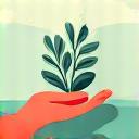 Icon of a coral being planted